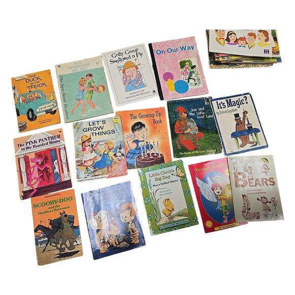 Lot of 14 Vintage Mixed Authors Paperback Kids Children's Story Time Books - Picture 1 of 7